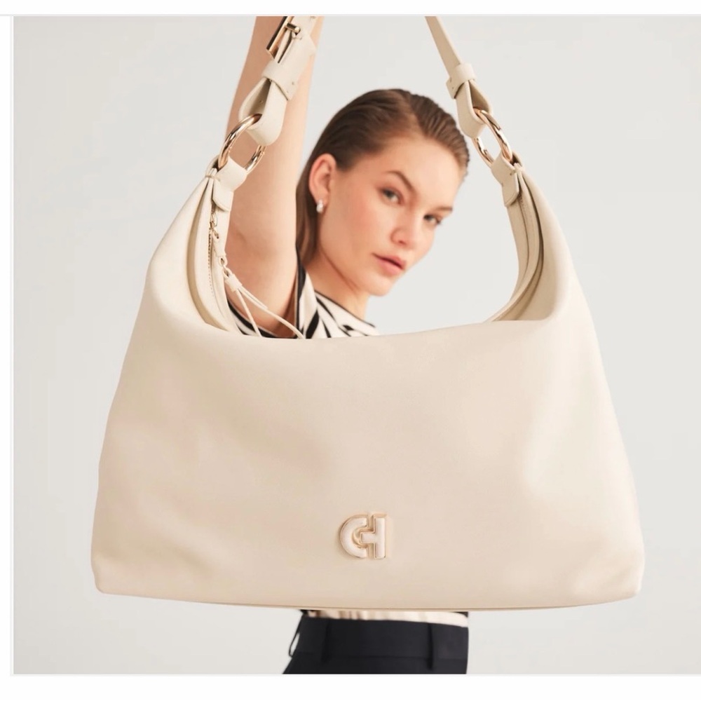 Kamila Hobo ban Elegant Cream Designer Cole Haan